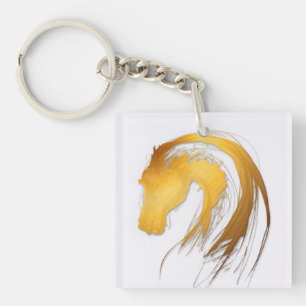 Western kinesisk astrologi Keychain för Pisces