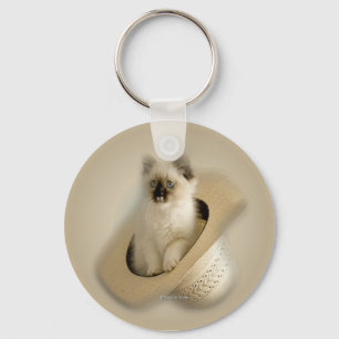 western_kitty_ornament nyckelring
