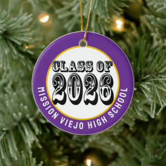 Western klass för 2026 Photo Studenten Julgransprydnad Keramik