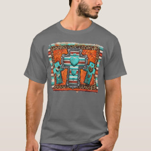 Western kod Leopard Kor Serape Christian Jes T Shirt