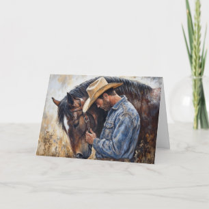 Western komfort i delade spår i Kärlek Kort