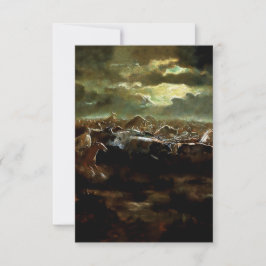 western konst av Charles M Russell Tack Kort