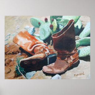 Western konst Poster