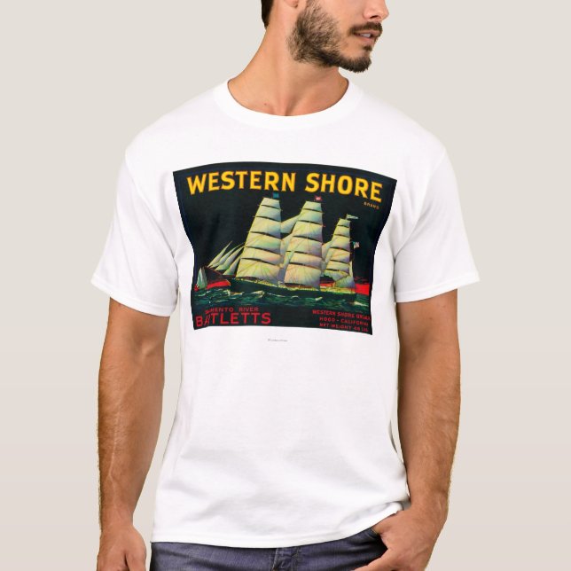 Western kustPearlåda LabelHood, CA T-shirt (Framsida)