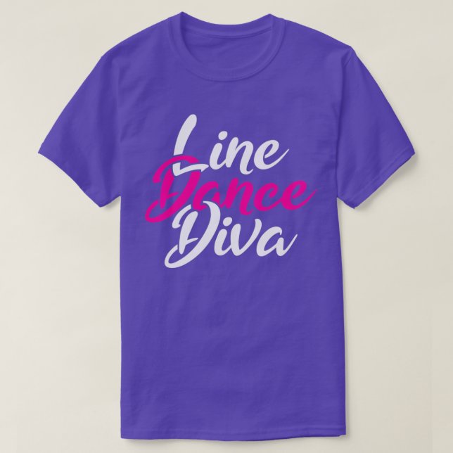 Western Land Line Dancing Diva Women Gift Line T Shirt (Design framsida)