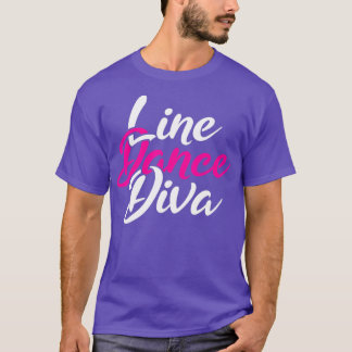 Western Land Line Dancing Diva Women Gift Line T Shirt