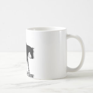 Western långsam nöjehäst som är låg och kaffemugg