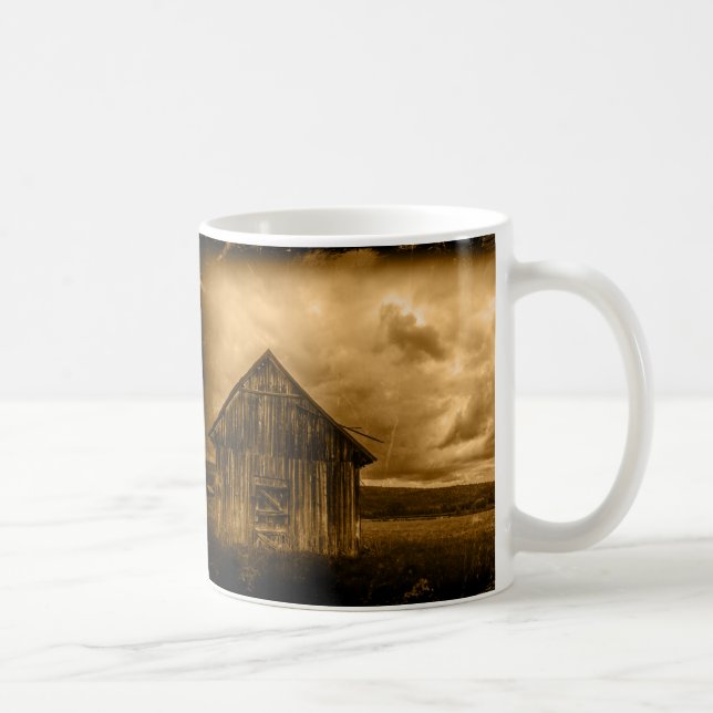 western lantgård i land kaffemugg (Höger)