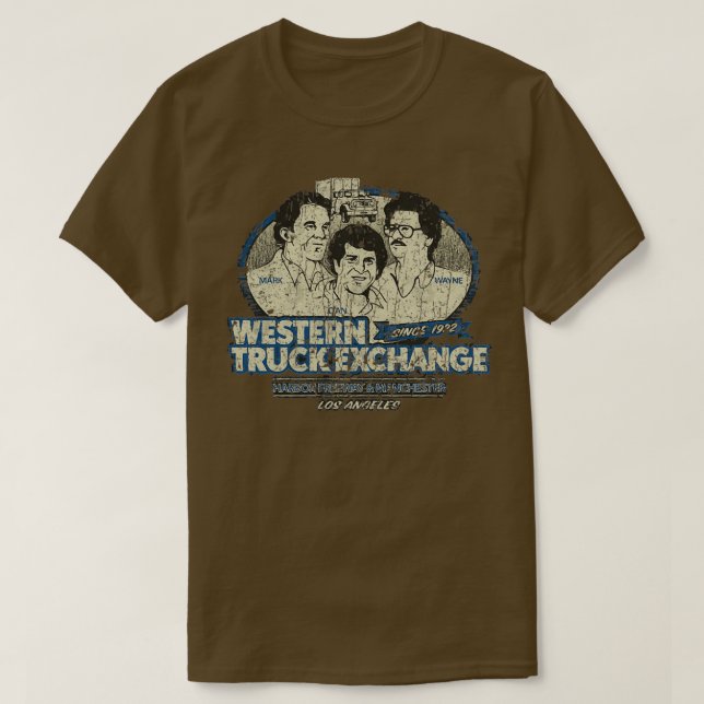 Western Lastbil Exchange T Shirt (Design framsida)