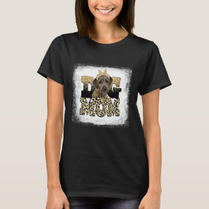 Western Leopard Irish Wolfhound Mamma Mors dag T Shirt