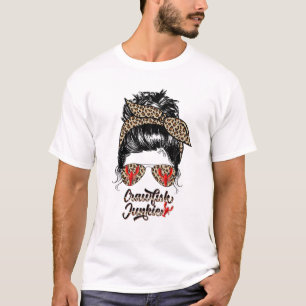 Western Leopard Mamma Kräftor Mamma Junkie Texas C T Shirt