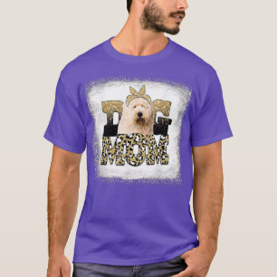 Western Leopard Old English Sheepdog mamma mammor T Shirt