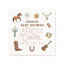 Western Little Cowgirl Baby Shower
