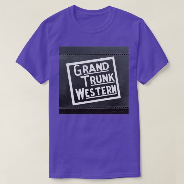 Western Logotyp för Grand Trunk T Shirt (Design framsida)
