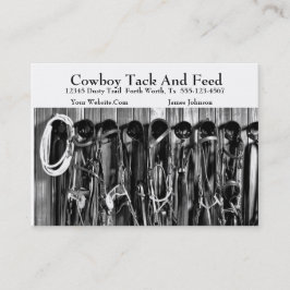 Western mall för hästhalsvisitkort visitkort