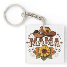 Western Mama Sunflower Cowgirl Design