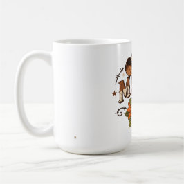 Western Mama Sunflower Cowgirl Design Kaffemugg