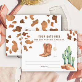 Western Möhippa Datum för kvällstexter Datum burk Tilläggskort