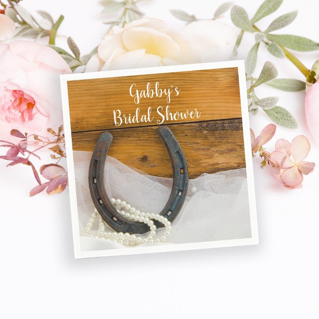 Western Möhippa för hästskog och pärlor Land Pappersservett (Skapare uppladdad)