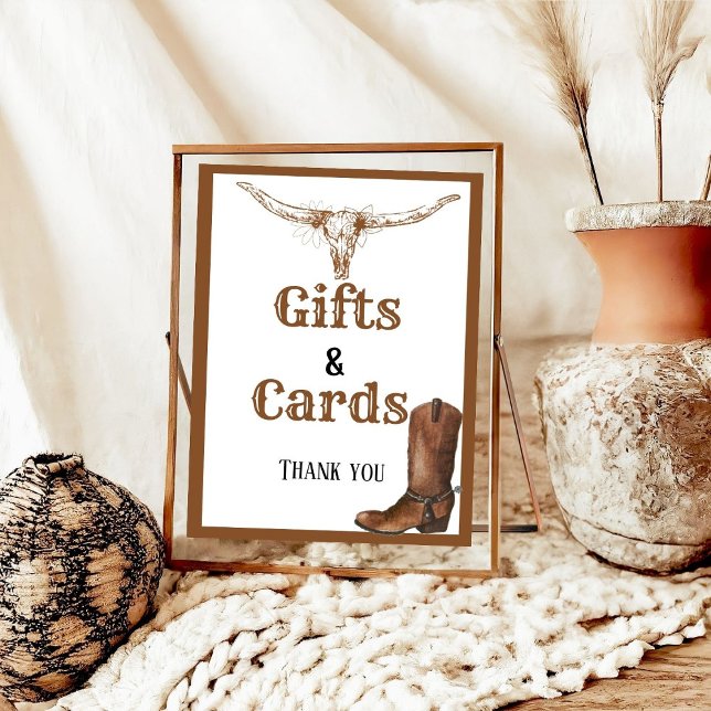 Western Möhippa för presentationer och kort Poster (Skapare uppladdad)