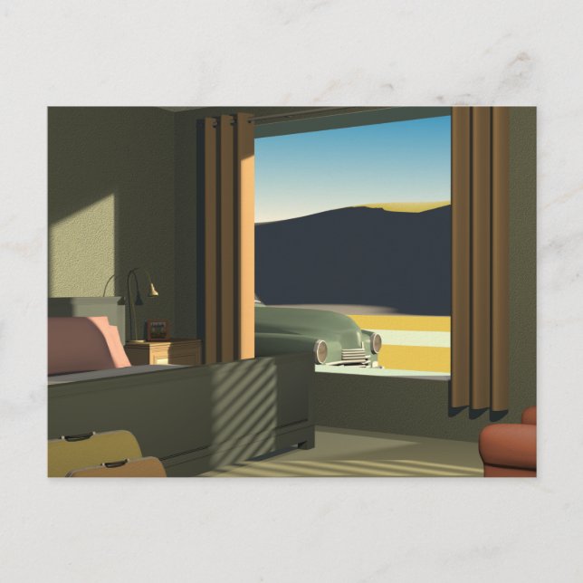 Western Motel Vykort (Framsida)