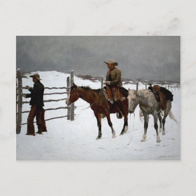 Western nostalgia vykort (Framsida)