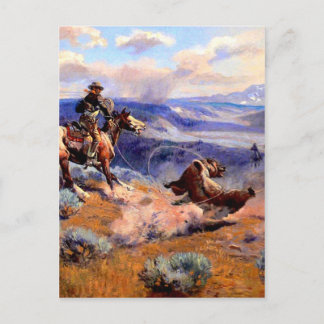 Western nostalgia vykort