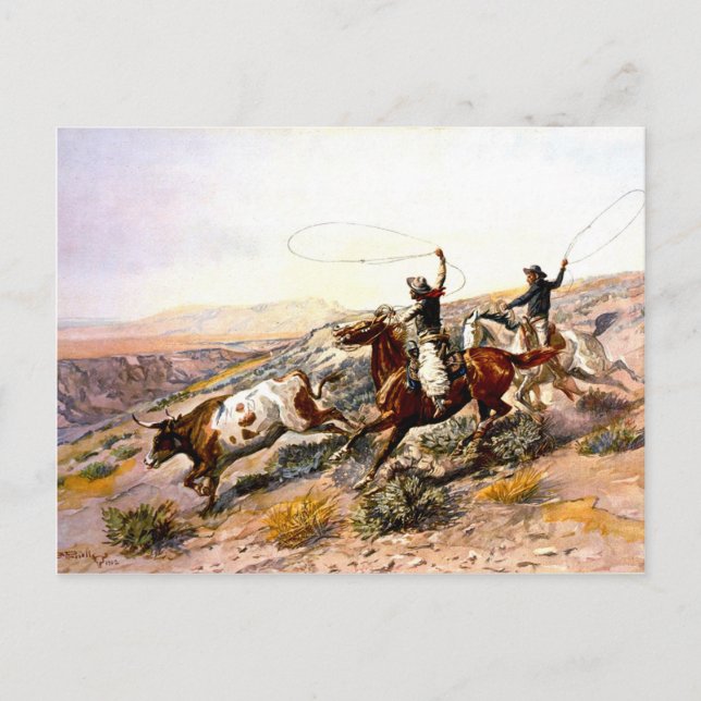 Western nostalgia vykort (Framsida)