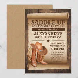 Western partiinbjudan till Land