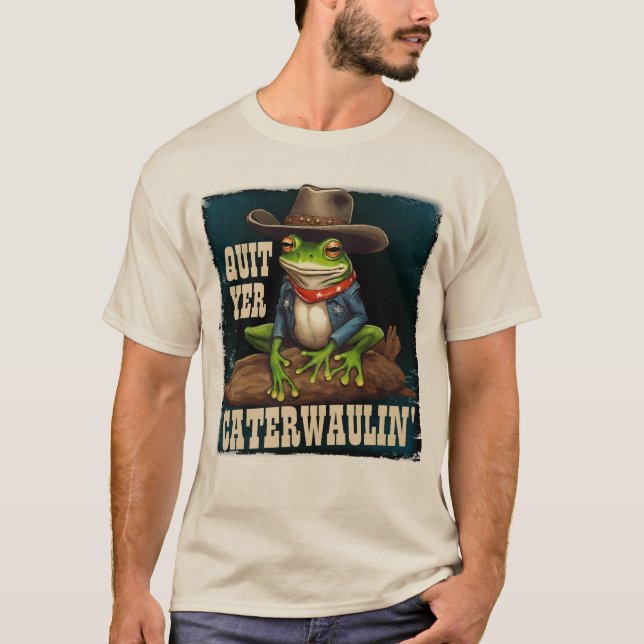 Western personlig av  vattenvägg t shirt (Framsida)