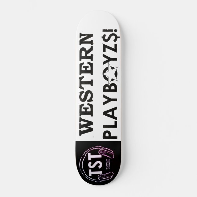 WESTERN PLAYBOYZ$! SKATEBOARDS/JMT SKATEBOARDS (Framsida)
