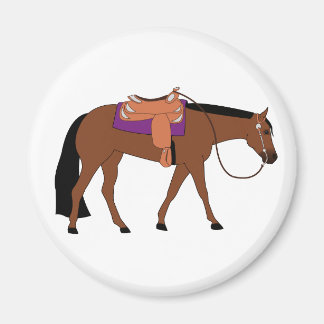 Western Pleasure Horse Magnet
