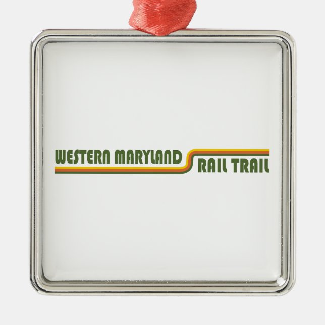 Western rälsled julgransprydnad metall (Framsidan)