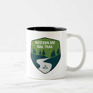 Western rälsled Två-Tonad mugg