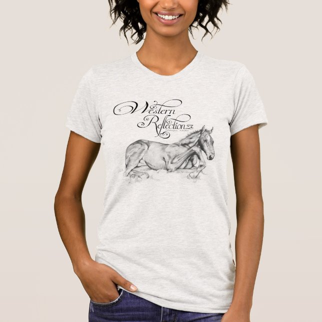 Western reflektion (tyst tid) t shirt (Framsida)