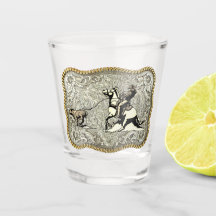 Western Rodeo Cowboy Calf Roping Bälte Buckle