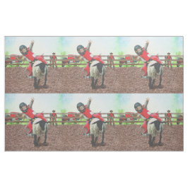Western Rodeo Cowboy Cowgirl Mutton Busting 9" Tyg