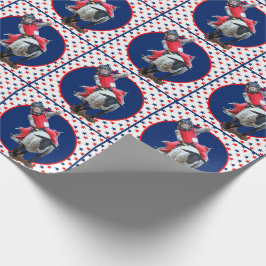 Western Rodeo Cowboy Cowgirl Mutton Busting Presentpapper