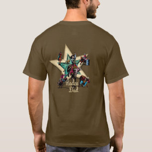 Western Rodeo Cowboy T-Shirt Rodeo Pappa