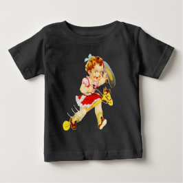 Western Rodeo Cowgirl på käpphäst T Shirt