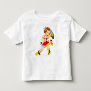 Western Rodeo Cowgirl på Stick Horse Shirt T