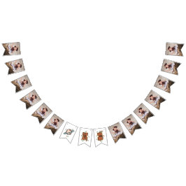 Western Rodeo First Birthday Bunting Flaggor