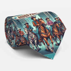 Western Rodeo Parad Horses Cowboys Thru Town Slips
