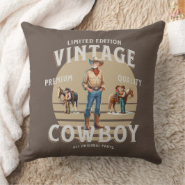Western Rodeo Vintage Cowboy Kudde