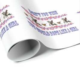 Western Rodeogåva som slår in papper Presentpapper