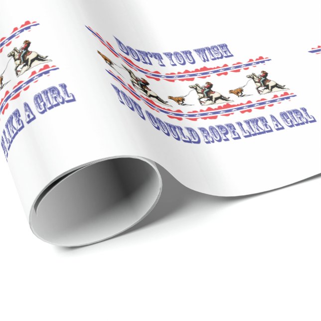 Western Rodeogåva som slår in papper Presentpapper (Rullad Hörn)