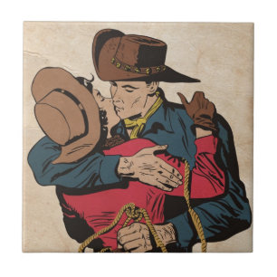 Western romantik kakelplatta