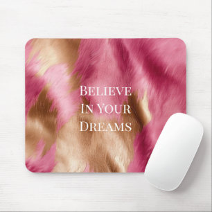 Western Rosa Guld Cowgirl Cowhide Musmatta