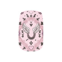 Western Rosa Lucky Horse Shoe