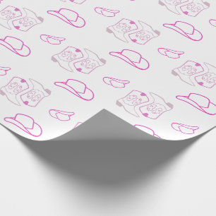 Western Rosa Rancher Cowgirl Hat Boots Presentpapper